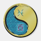 Pisces & Metal Rooster マグネット (正面)