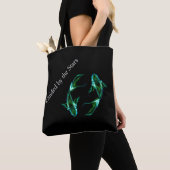 Pisces – Minimalist Zodiac Tote Bag トートバッグ (クローズアップ)