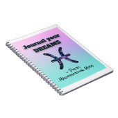 Pisces Notebook - Dream Journal for Decemiations ノートブック (右側)