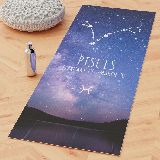 Pisces | Personalized Zodiac Astrology Yoga Mat ヨガマット