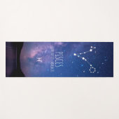 Pisces | Personalized Zodiac Astrology Yoga Mat ヨガマット (正面(横))