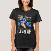 Pisces Queen I Don't Get Older I Level Up Birthday Tシャツ (正面)