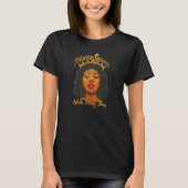Pisces Queen Wake Pray Slay Black History Month St Tシャツ (正面)