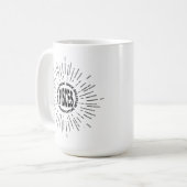 Pisces the Fish February birthday March zodiac sun コーヒーマグカップ (正面左)