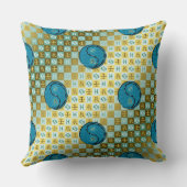 Pisces & Water Dragon Throw Pillow クッション (裏面)