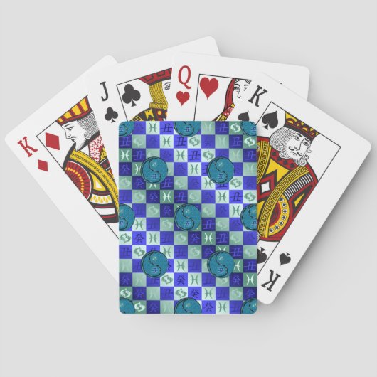 Pisces & Water Ox トランプ (裏面)