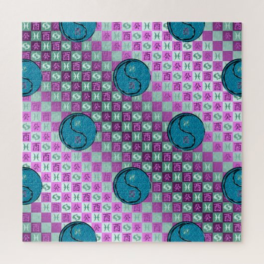 Pisces & Water Rooster ジグソーパズル (縦)