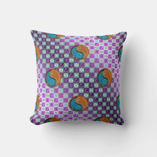 Pisces & Wood Boar クッション (正面)