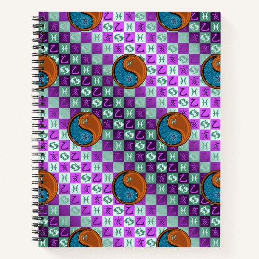 Pisces & Wood Boar ノートブック (正面)