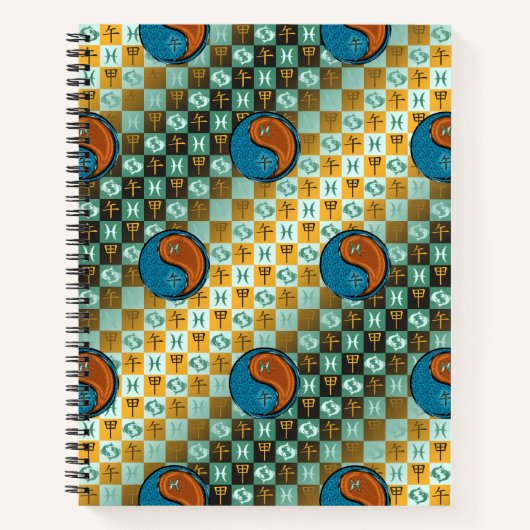 Pisces & Wood Horse ノートブック (正面)