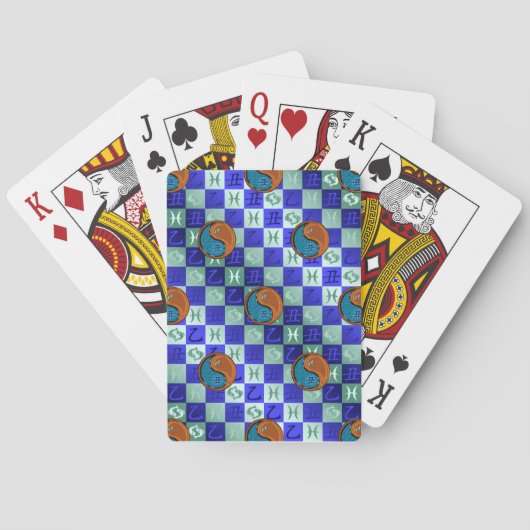 Pisces & Wood Ox トランプ (裏面)