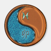 Pisces & Wood Rabbit マグネット (正面)