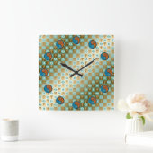 Pisces & Wood Rat スクエア壁時計 (ホーム)