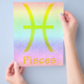 pisces yellow,スペクトルromb チラシ (手)