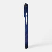 Pisces Zodiac Art – Celestial Fish and Dream Waves iPhoneケース (左側面)