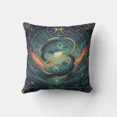 Pisces Zodiac Celestial クッション (裏面)