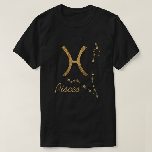Pisces Zodiac Pullover Tシャツ (デザイン正面)