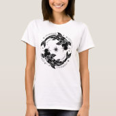 Pisces Zodiac Sign Astrology Nutrition Facts Tシャツ (正面)