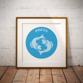 Pisces, Zodiac Sign, Horoscope, Astrology ポスター