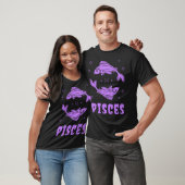 Pisces Zodiac Sign Purple Goth Gothic Astrology Ho Tシャツ (ユニセックス)