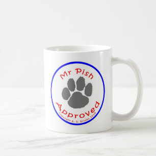 Pish Approved Mug氏 コーヒーマグカップ