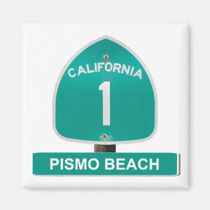 Pismoのビーチ、カリフォルニアハイウェー1の磁石 マグネット