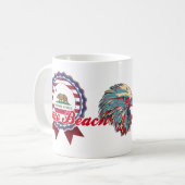 Pismoのビーチ、カリフォルニア コーヒーマグカップ (正面左)