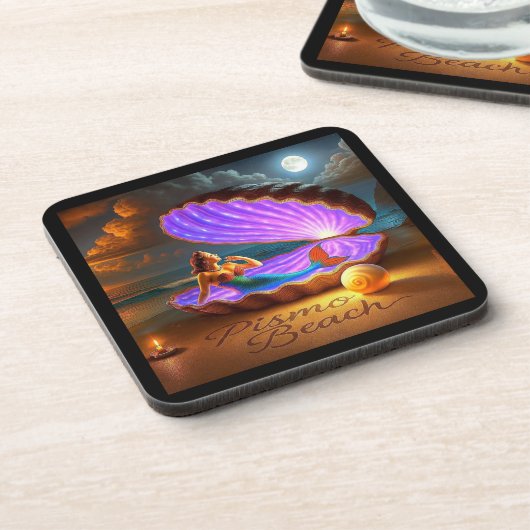 PISMOビーチマーメイド。シリーズ1番号2. コースター (左側)