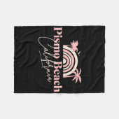 Pismo Beach _3  フリースブランケット (正面(横))