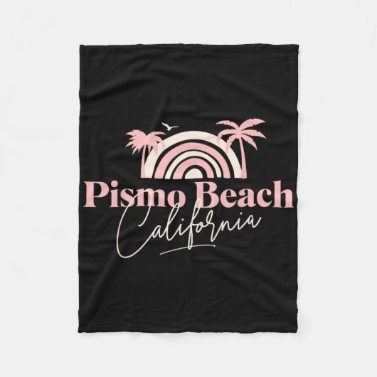 Pismo Beach _3  フリースブランケット (正面)
