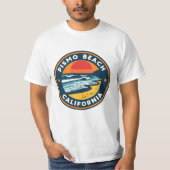 Pismo Beach CA Tシャツ (正面)