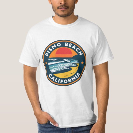 Pismo Beach CA Tシャツ (正面)