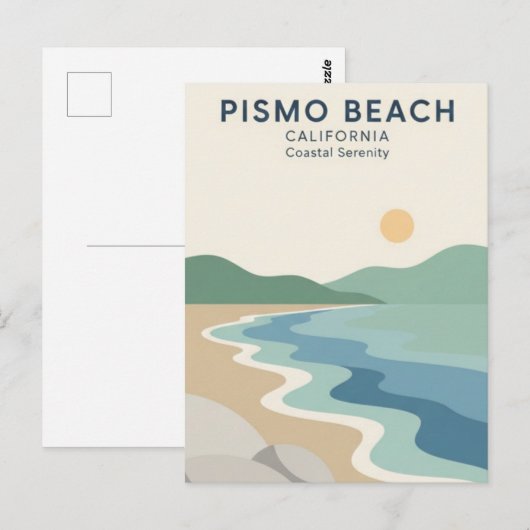 Pismo Beach California ポストカード (正面/裏面)