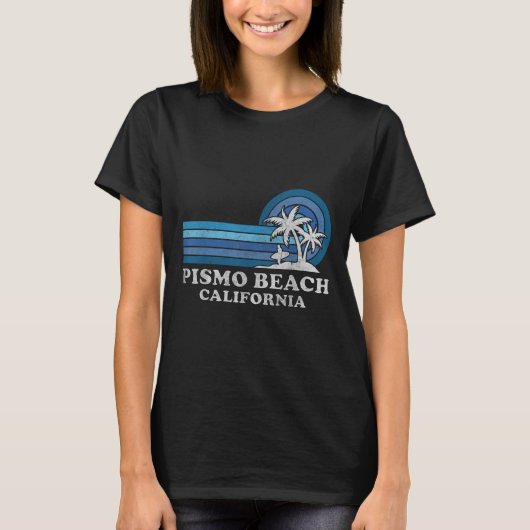 Pismo Beach California Family Summer Vacation Vint Tシャツ (正面)