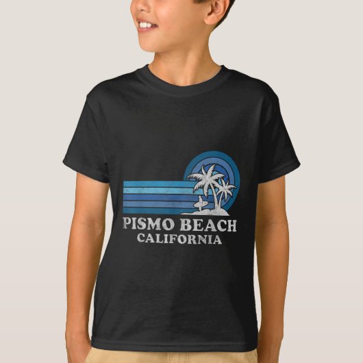 Pismo Beach California Family Summer Vacation Vint Tシャツ (正面)