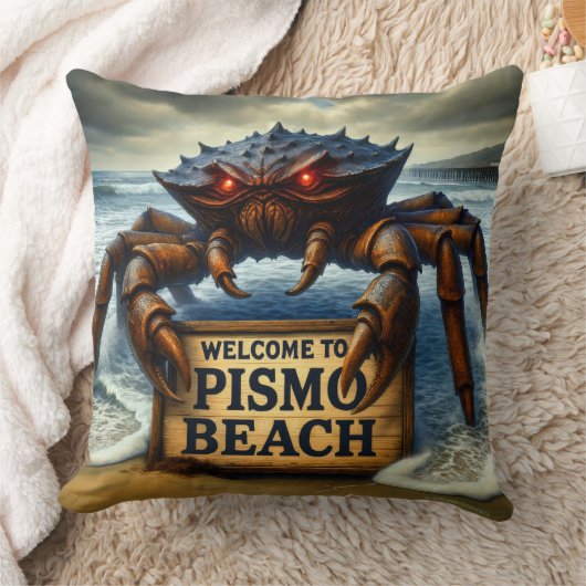 PISMO BEACH - "CLAWS OF THE COAST." クッション (ブランケット)