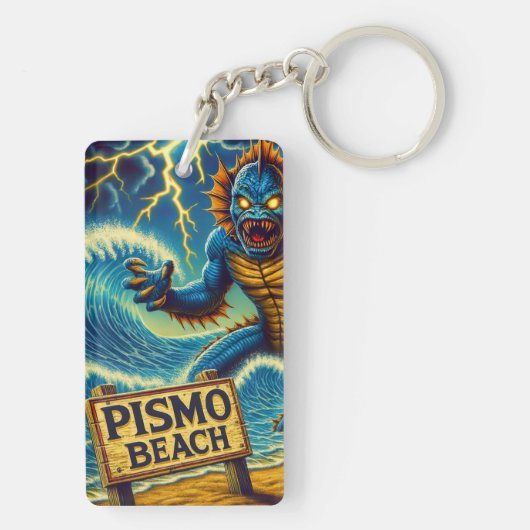 PISMO BEACH KEYCHAIN. キーホルダー (裏面)
