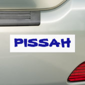 PISSAH バンパーステッカー (車上)