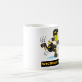 Pissah-Hockyの悪賢いマグ コーヒーマグカップ (中央)