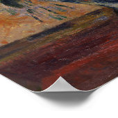 Pissarro – 牡丹とモックオレンジの静物生活 ポスター (角)