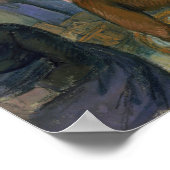 Pissarro – 鶏肉市場(Gisors) ポスター (角)