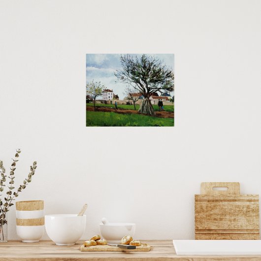 Pissarro - Apple Trees At Pontoise ポスター (キッチン)