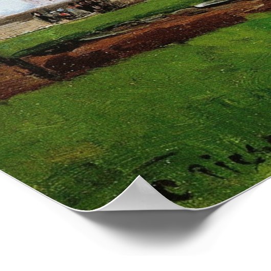 Pissarro - Apple Trees At Pontoise ポスター (角)