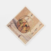Pissarro - Apples and Pears in a Round Basket, スタンダードランチョンナプキン (角)