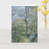 Pissarro: Les Pouilleux (中ブランク)への道 カード (黄色い花)