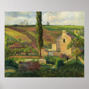 Pissarro - Mathurins Hill At Hermitage Pontoise ポスター