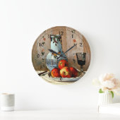 Pissarro - Still Life with Apple and Pitcher（リンゴとピ ラージ壁時計 (ホーム)