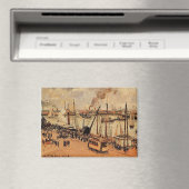 Pissarro - The Port Le Havre マグネット (インサイチュ (食洗機))