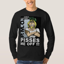 Pisses Meオフ大人長袖Tシャツ