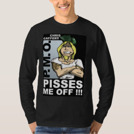 Pisses Meオフ大人長袖Tシャツ Tシャツ